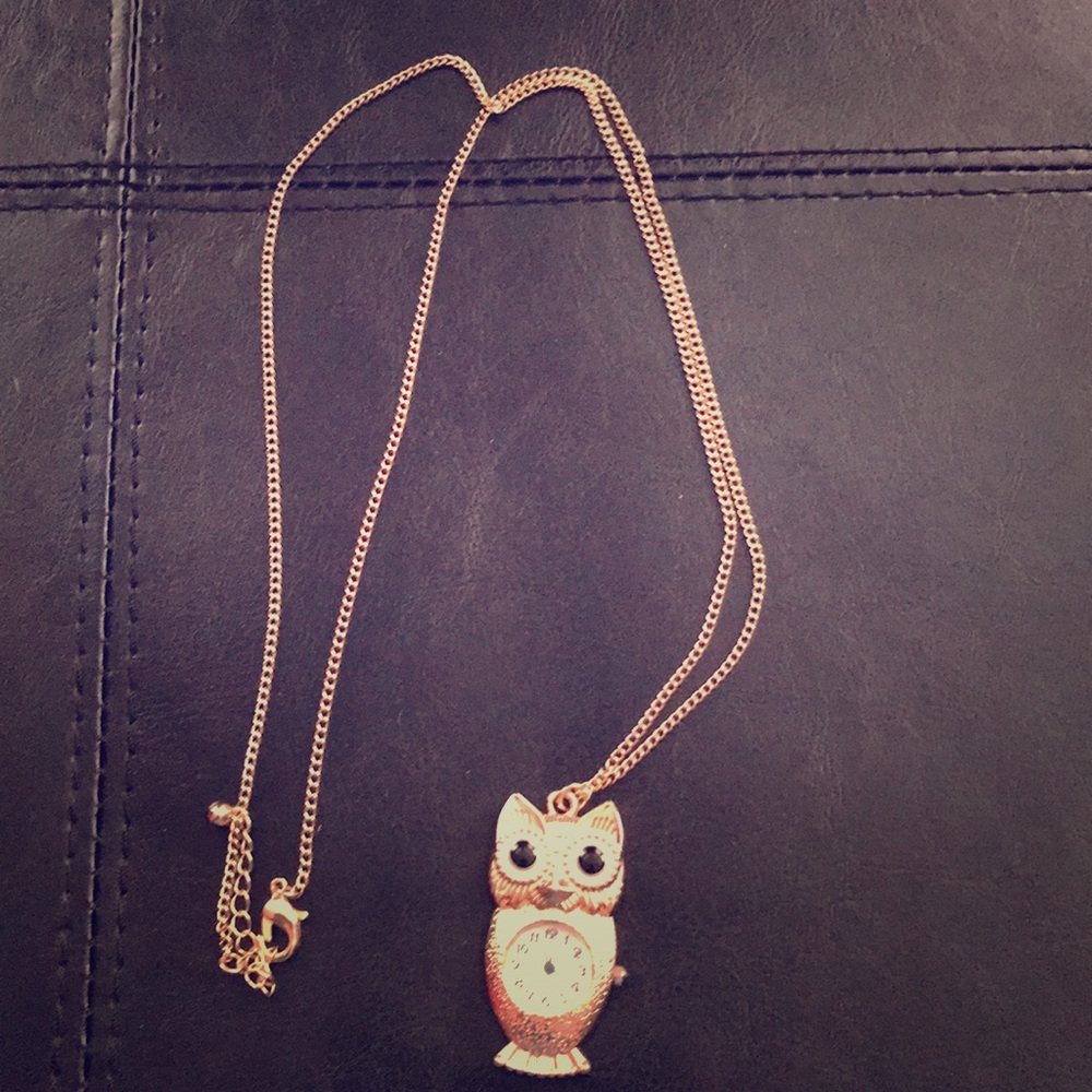 Owl Watch Necklace